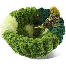 Hanging Bird Nest Cage House Winter Warm Comfortable Coneshape Bed for Conure