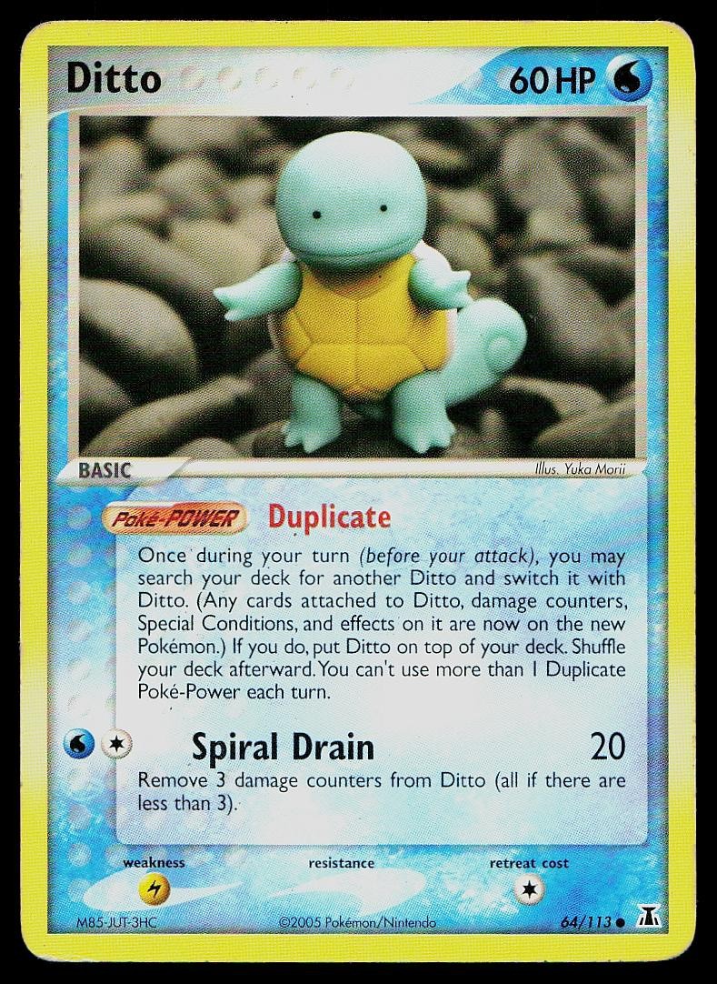 Pokemon Card Delta Species Ditto 64/113 Common