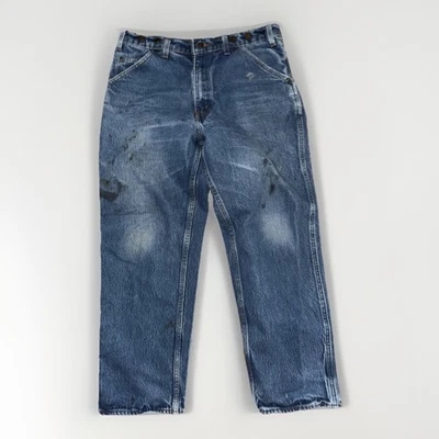 Vintage Wild Ass Workwear Carpenter Jeans 34x29 Blue USA - Image 1 of 4