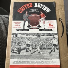 Manchester United V Burnley 64/65/66/67 x 4 with tokens intacked all different 