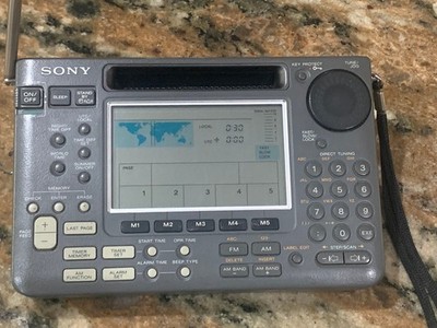 Sony ICF-SW55 LW/MW/SW/AM/FM Stereo Reciever Short Wave Radio NICE!