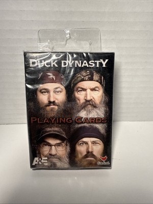 DUCK DYNASTY PLAYING CARDS A & E CARDINAL INDUSTRIES NEW SEALED DECK