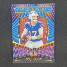 2024 Panini Illusions - Abracadabra Josh Allen #8 Light Blue /299 - Bills