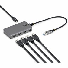 StarTech 4-Port USB-A Hub 5Gbps Bus Powered USB-A to 4x USB-A Hub with USB-C