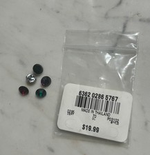 Multi-color mixed pack of crystals for arts and crafts