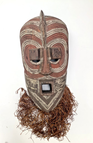 Antique African Congo Helmet Mask