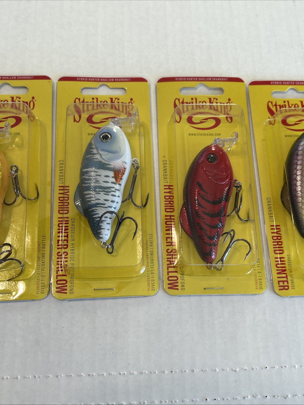 Lot Of 5 Strike King Hybrid Hunter Crankbait - Image 4