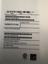 Apple MacBook Pro 13 in 2020 Silver/Apple M1 3.2 GHz, 256 GB 8 GB 8-Core