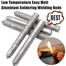 12-Pack Low Temperature Aluminum Welding Rods Easy Melt No-Flux Solder Sticks