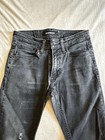 Express Men's Slim Fit Jeans Dark Wash Gray Denim Mid Rise 5-Pocket Zip — photo 1