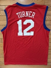 Adidas Jersey Evan Turner Philadelphia 76ers Sixers Men Large New