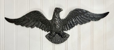 American Bald Eagle Cast Aluminum Wall Hanging 16.25'' Wide Wings Spread
