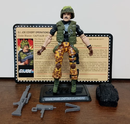 GI Joe Joecon Mission Brazil Captain Claymore v1 2011 100% Complete!!!