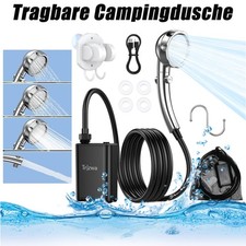 Portable Dusche mit verstellbarem Kopf-2600mA...