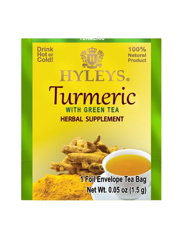 Turmeric Tea - Original Flavor - 50 Tea Bags - Wellness Herbal Supplement