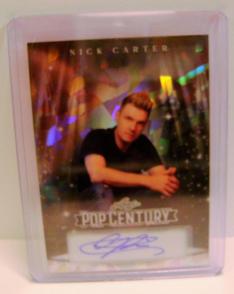 NICK CARTER #22 /25 AUTO LEAF POP CENTURY 2026 | eBay