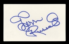 Terri Runnels WWE Smackdown! Signed 3x5 Index Card Autographed BAS #AD70237