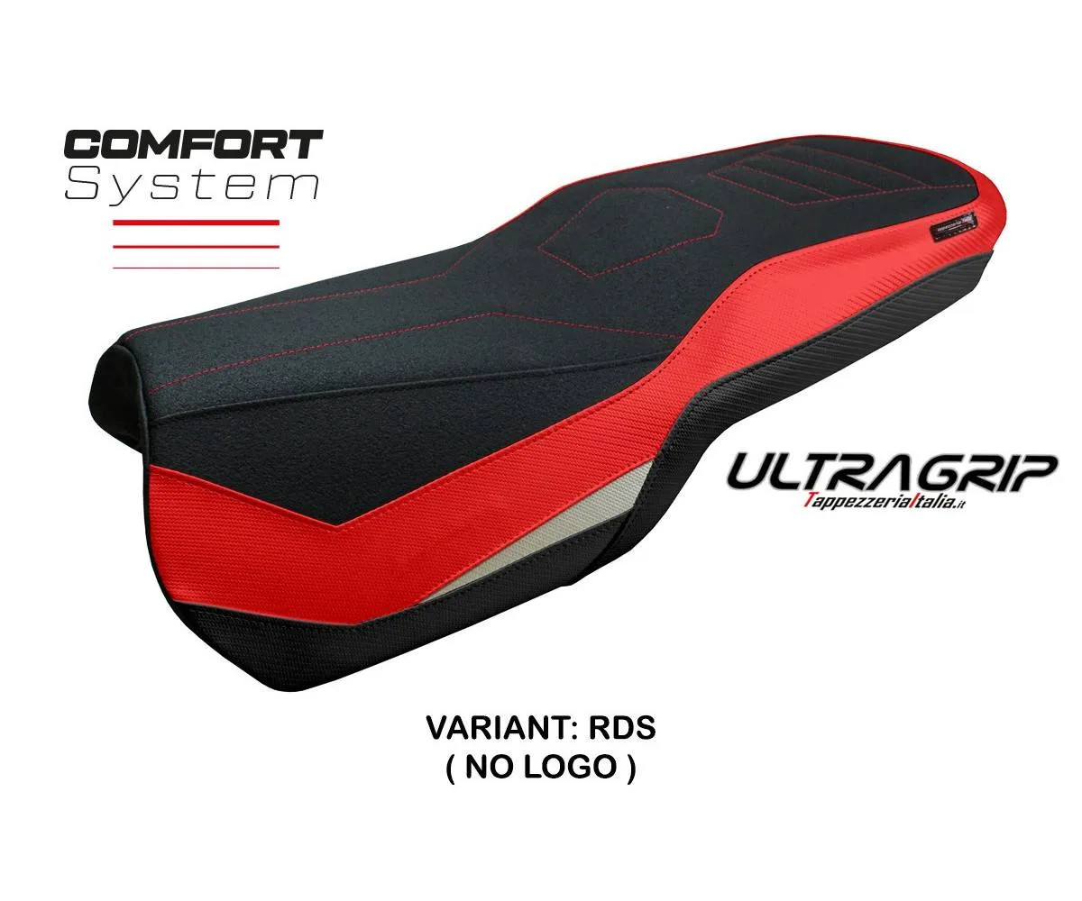 Seat cover Lula UGrip Comfort Red-Silver Tpz DUCATI MULTISTRADA V4 2021 2026