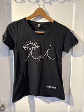 Bon Iver Women’s Black Organic Cotton T Shirt Size M Made In USA