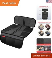 Luxury Waterproof Car Seat Protector with Thick Padding 3 Storage Pockets