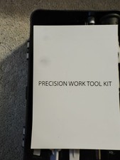 Precision Work Tool Kit. 98 Precision Screwdriver Accessories