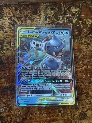 Blastoice And Piplup GX