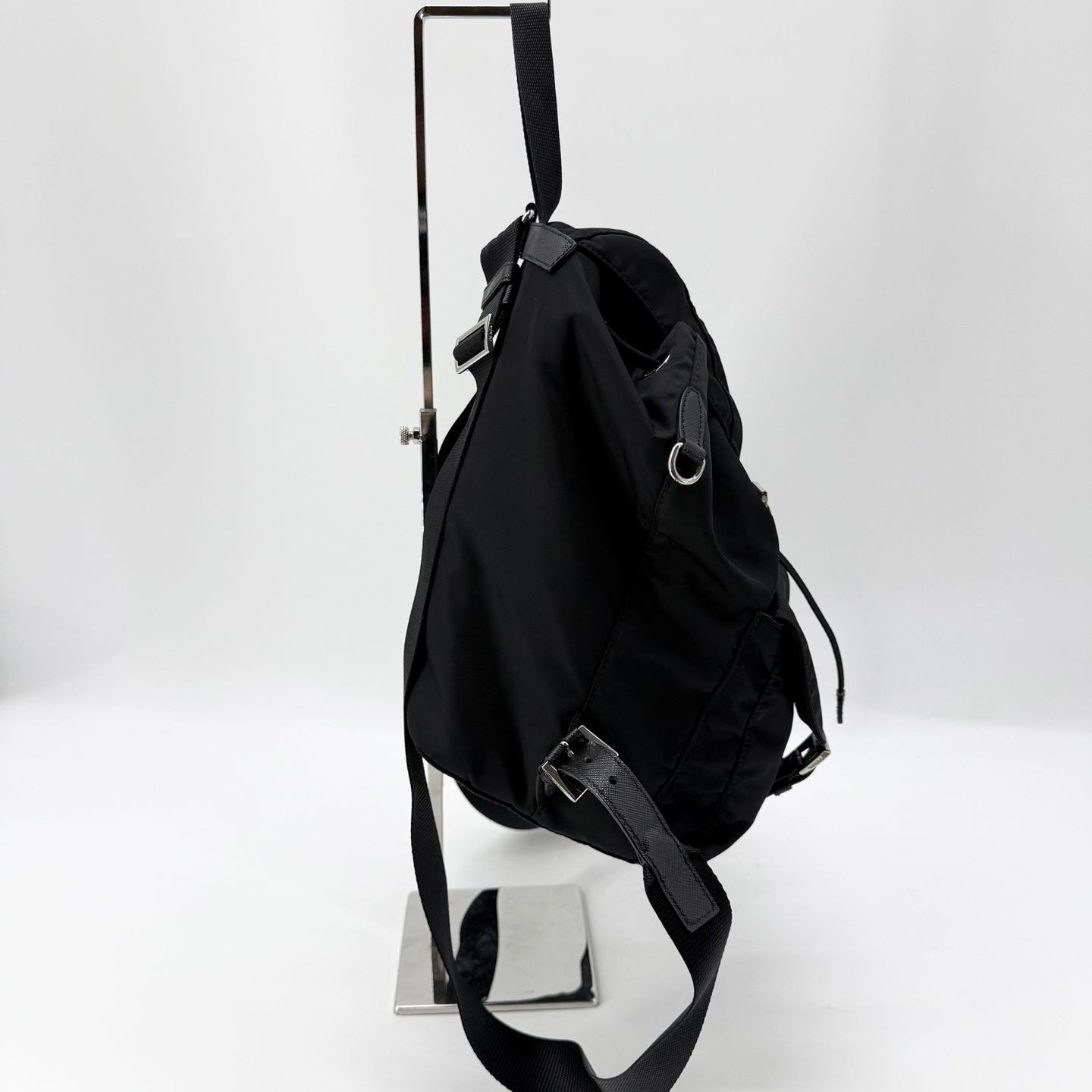 Prada Triangle Logo Re-Nylon Backpack Medium 1BZ8… - image 4
