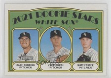 2021 Topps Heritage Rookie Stars Dane Dunning Zack Burdi Matt Foster #208 8x7