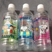 Snoopy Empty Plastic Bottle Set of 3