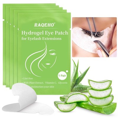 50 Eye Pads Lash Extensions - Thickened Under Eye Patches Hydrogel Eyepads fo...