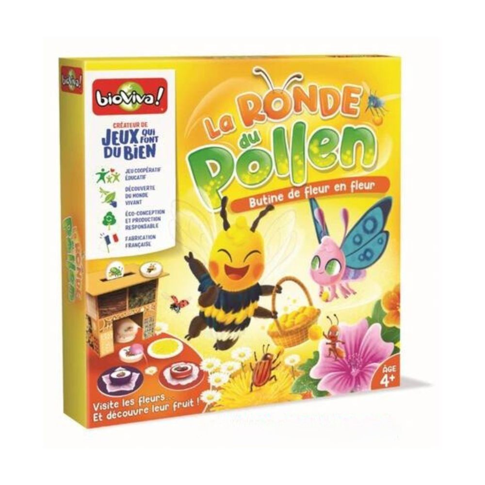 Jeu coopératif La ronde du Pollen pour enfants dès 4 ans