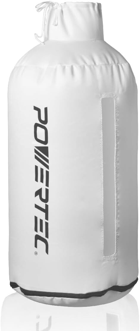POWERTEC Dust Collector Bag, 30 Micron Filter 4" Dust Port w/ 4" Key Hose Clamp