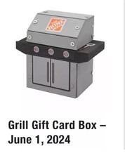 Home Depot Kids Workshop Kit Grill Gift Card Box