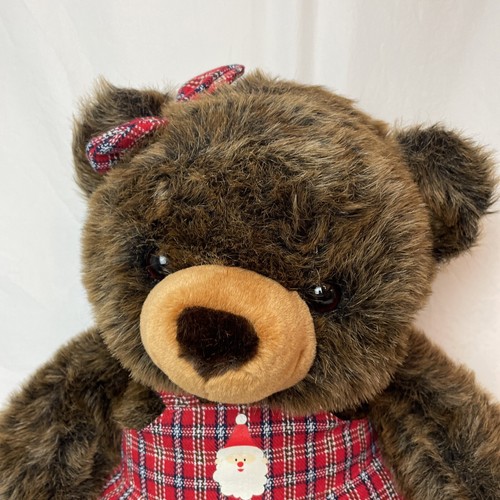 Peluche orsacchiotto natalizio marrone 24" VINTAGE JCPenny - Foto 3 di 8