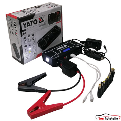 Handy Power Bank YATO 12V Auto Starthilfe Booster Batterieladegerät 12000mAh