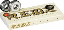 Bones Ceramic Super Reds Skateboard Bearings 8mm (8 Pack)