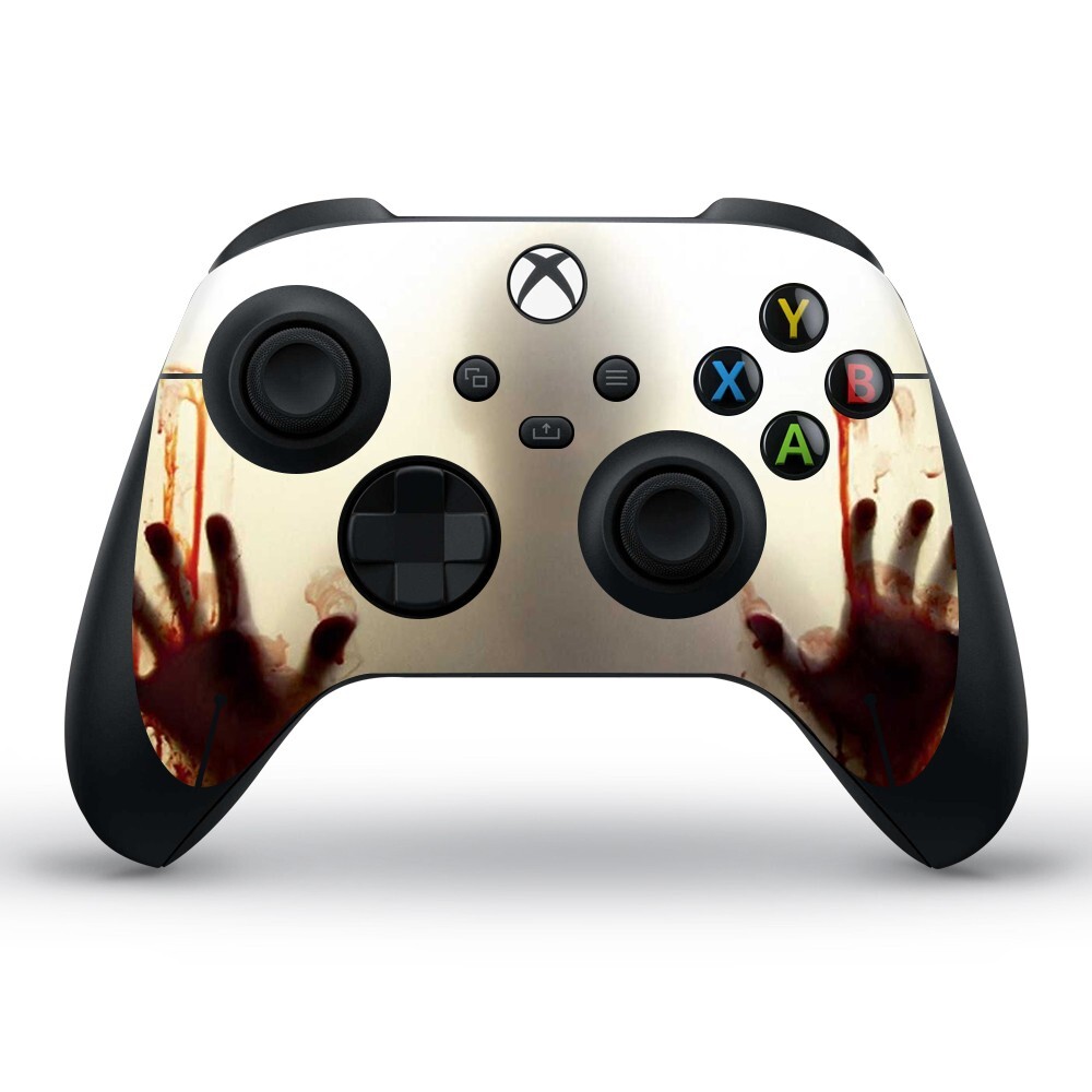 Xbox series X S Controller Skin Sticker Decal Vinyl Horror Blood Hands