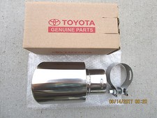 08 - 13 TOYOTA HIGHLANDER SE LIMITED STAINLESS STEEL EXHAUST TIP BRAND NEW 48090
