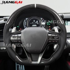 Volante riscaldato in vera fibra di carbonio adatto a Lexus LC500 LC500h 2016-2025