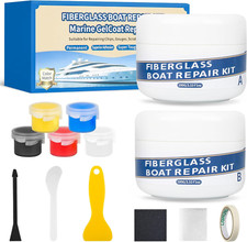 Marine Fiberglass Repair Kit for Boats Gel Coat Epoxy Filler for Cracks Holes