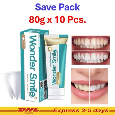 10x Wonder Smile Toothpaste cleans the mouth perfectly 80g