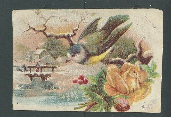 コレクション Postal card 1907 Ultra Thin Embossed Post Card W/#300 These Rarely Survived