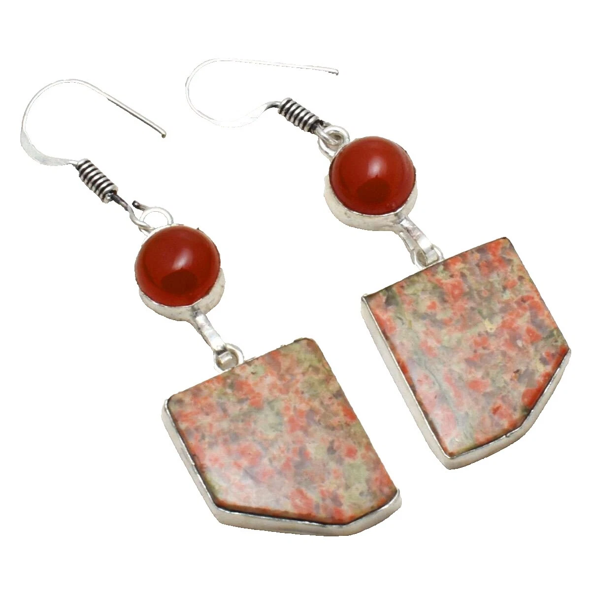 Unakite Beauty Fashion Earrings