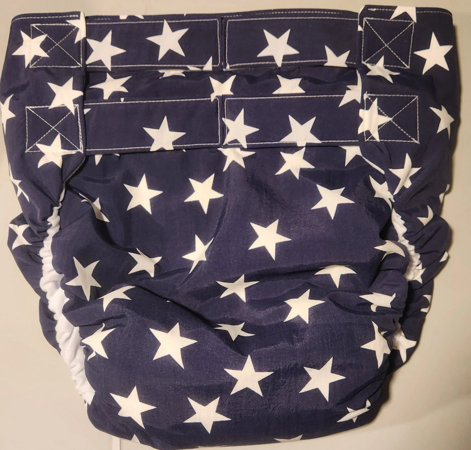 Dependeco All In One cloth adult diaper S/M/L/XL (stars on navy)