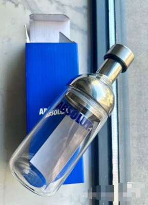 rare. New 2024 China Version Absolut Vodka  Shaker Bottle cup 265ml
