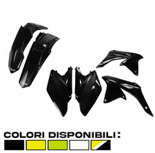 KIT PLASTICHE VALENTI RM 50 ENDURO CARENE suzuki BIANCO NERO GIALLO FLUO