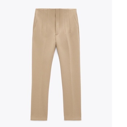 modern high rise pants zara