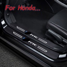 Leather Carbon Fiber Car Door Sticker For Civic Auto Accessories Leather Carbon Fiber Car Door Sticker For Civic Auto Accessories