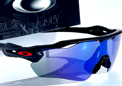 Oakley RADAR EV PATH Black Ducati Red POLARIZED Galaxy Blue Lens