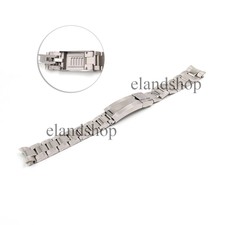 Per Rolex Submariner GMT 20mm Argento Chiusura Glide Lock Acciaio Cinturino Orologio Bracciale 